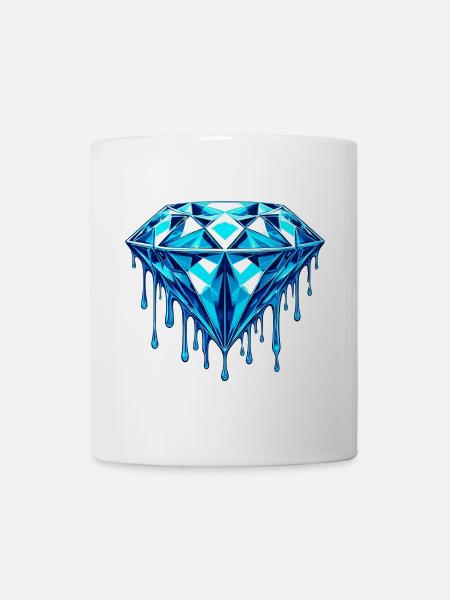 Diamant - Mug blanc - blanc