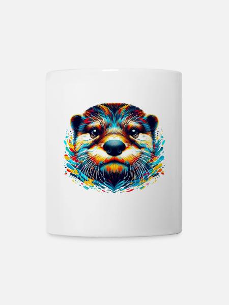 Otter - Tasse - Weiß