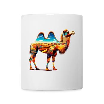Chameau - Mug blanc - blanc - Devant