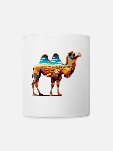 Kamel - Tasse - Weiß
