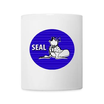 Seehund - Tasse - Weiß - Vorne