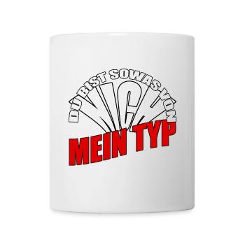 You're so NICH my TYPE Retro lettering - Mug - white - Front