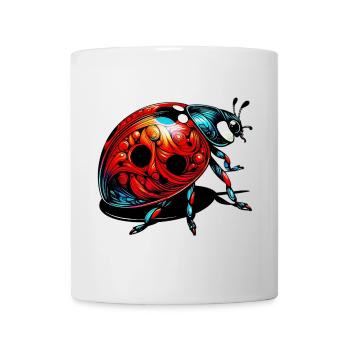 Marienkäfer - Tasse - Weiß - Vorne