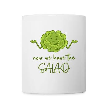 Maintenant, nous avons la salade - Mug blanc - blanc - Devant