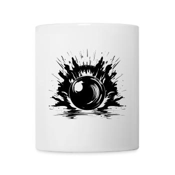Bowling Skizze - Tasse - Weiß - Vorne