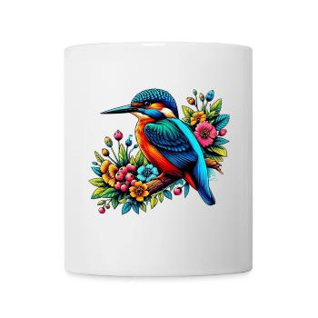 Martin-pêcheur - Mug blanc - blanc - Devant