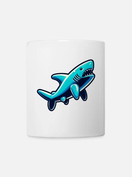Hai - Tasse - Weiß