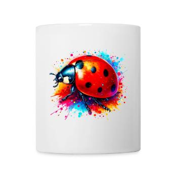 Coccinelle - Mug blanc - blanc - Devant