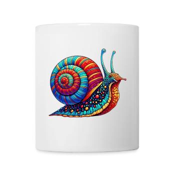 Escargot - Mug blanc - blanc - Devant