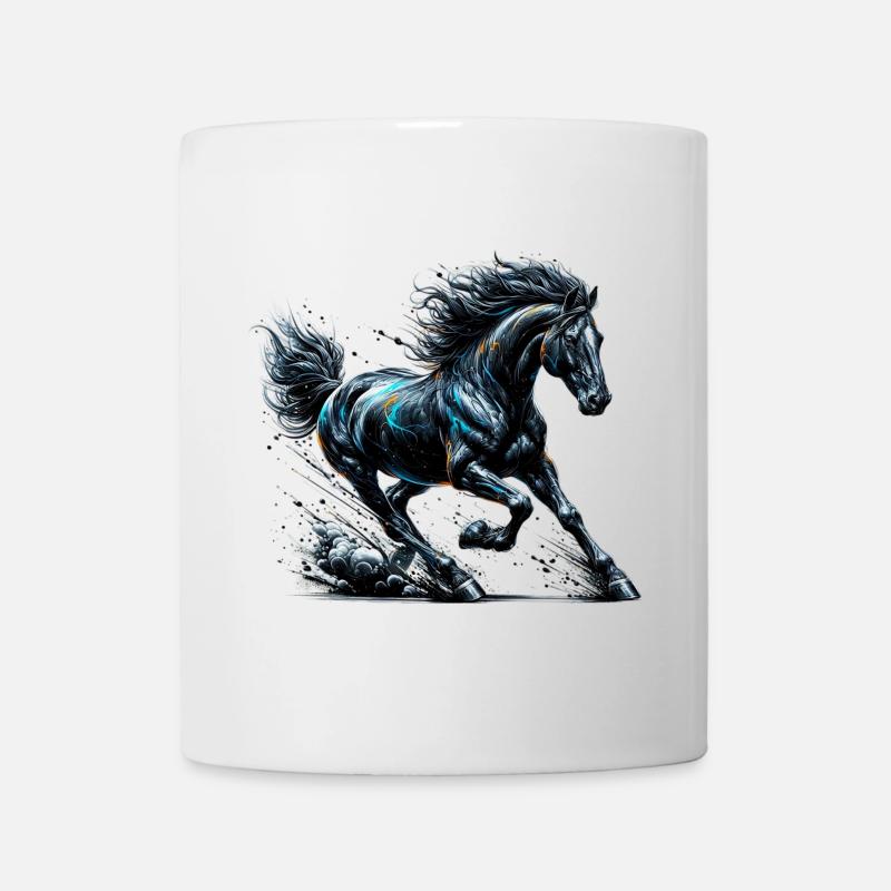 Pferd - Tasse - Weiß