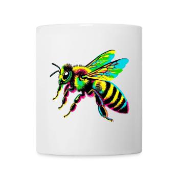 Biene - Tasse - Weiß - Vorne