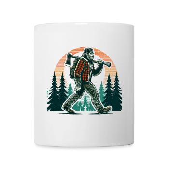 Holzfäller Forstwirt Bigfoot - Tasse - Weiß - Vorne