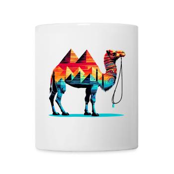 Chameau - Mug blanc - blanc - Devant