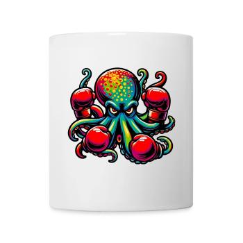 Krake - Tasse - Weiß - Vorne