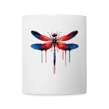 Libelle - Tasse - Weiß - Vorne