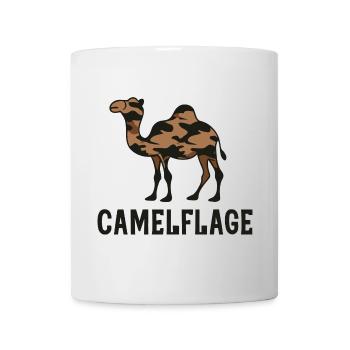 Camelflage Chameau Dictons drôles Animaux - Mug blanc - blanc - Devant