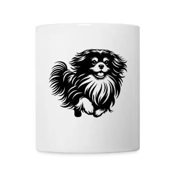 Épagneul tibétain - Mug blanc - blanc - Devant