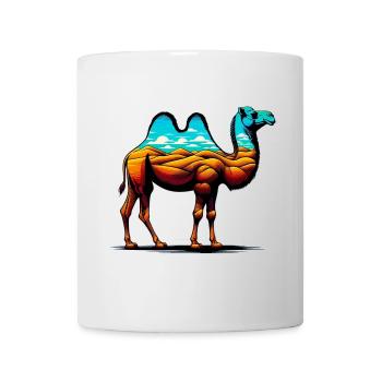 Chameau - Mug blanc - blanc - Devant