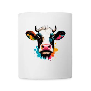 Vache - Mug blanc - blanc - Devant