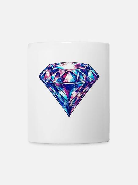 Diamant - Mug blanc - blanc