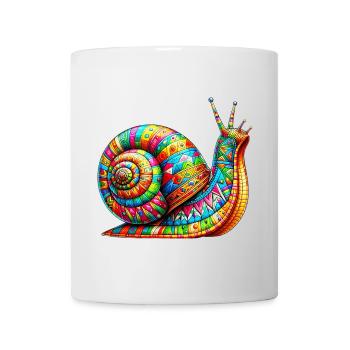 Escargot - Mug blanc - blanc - Devant