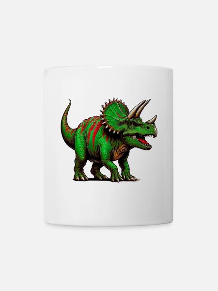 Dinosaurier - Tasse - Weiß