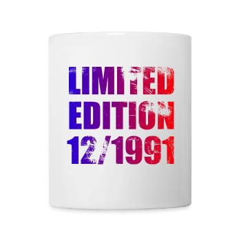 33e anniversaire Edition limitée 12/1991 - Mug blanc - blanc - Devant