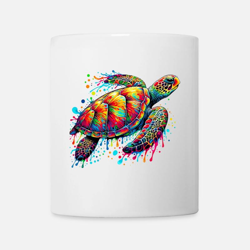 Tortue - Mug blanc - blanc