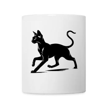Oriental Shorthair Cat - Mug - white - Front
