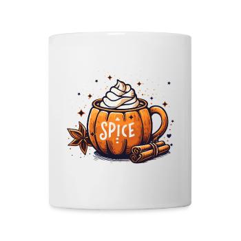sweet pumpkin cups motif with pumpkin spice latte - Mug - white - Front