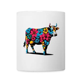 Vache - Mug blanc - blanc - Devant