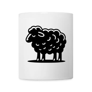 Mouton noir - Mug blanc - blanc - Devant