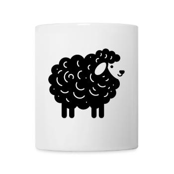 Mouton noir - Mug blanc - blanc - Devant