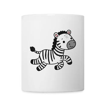 Zebra - Tasse - Weiß - Vorne