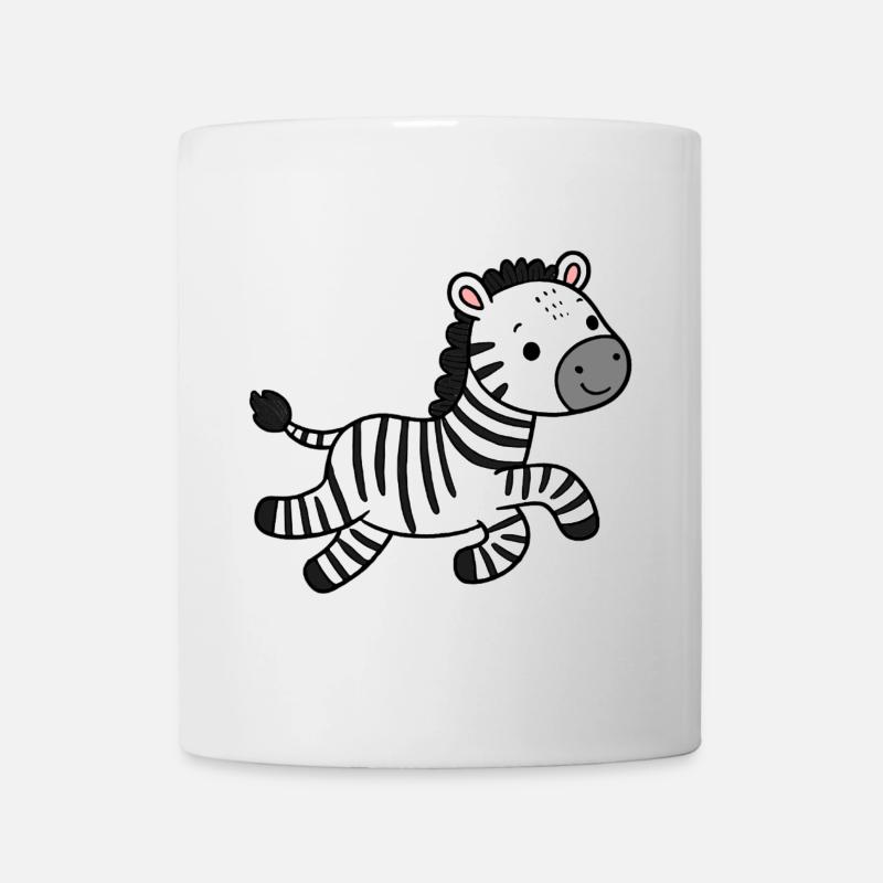 Zebra - Tasse - Weiß