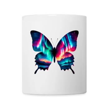 Papillon - Mug blanc - blanc - Devant