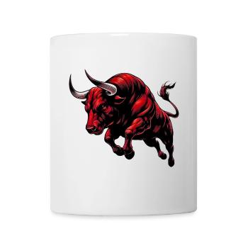 Stier - Tasse - Weiß - Vorne