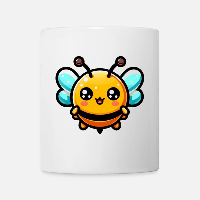Biene - Tasse - Weiß