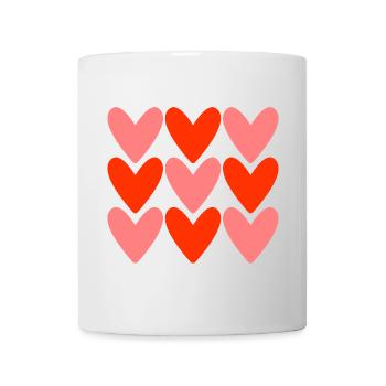 HERZ. PAAR. GERADE VERHEIRATET. Junggesellinnenabschied. VALENTINSTAG. - Tasse - Weiß - Vorne