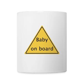 Baby on board - Mug - white - Front