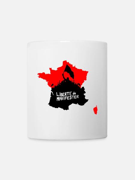 Freedom to protest - Mug - white