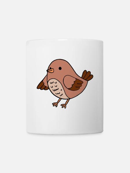 Vogel - Tasse - Weiß