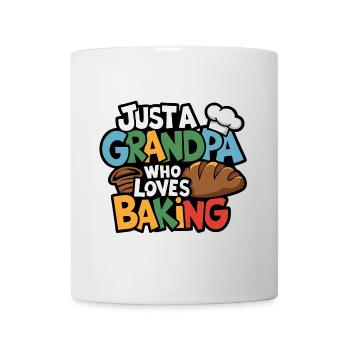 Grandpa is a baker, our grandpa likes to bake - Mug - white - Front