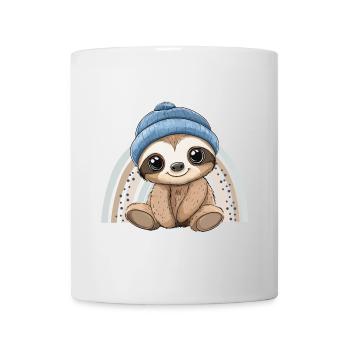 Sloth Cute Cute Baby Kids Animal Cartoon - Mug - white - Front