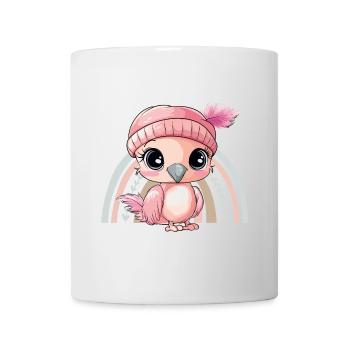 Flamingo Cute Cute Baby Kids Animal Cartoon - Mug - white - Front
