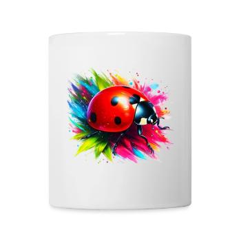Marienkäfer - Tasse - Weiß - Vorne