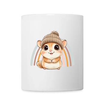 Hamster Cute Cute Baby Kids Animal Cartoon - Mug - white - Front