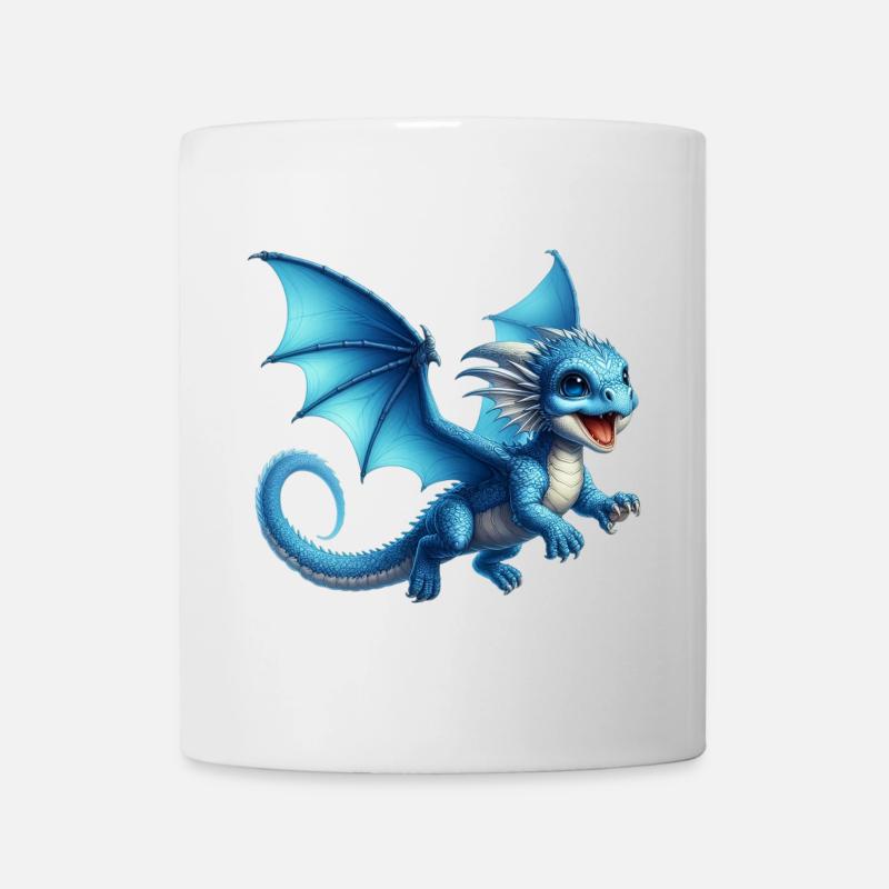 Drache - Tasse - Weiß