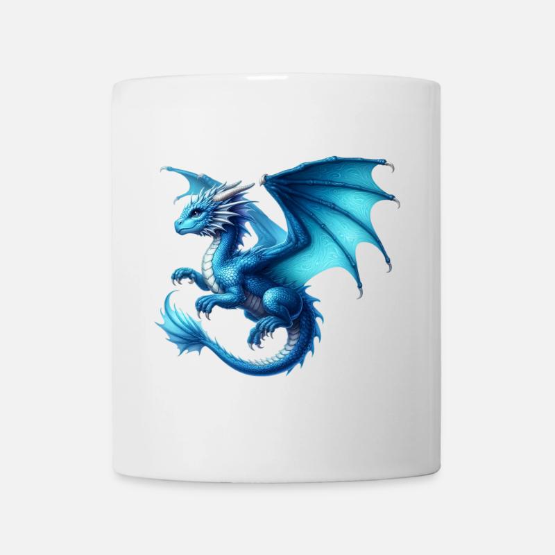 Drache - Tasse - Weiß