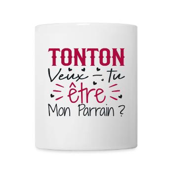 Uncle Do you want to be My Godfather? - Mug - white - Front